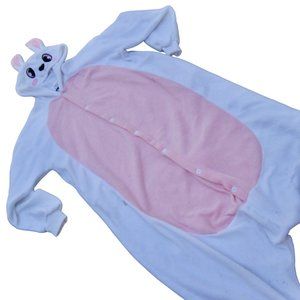 Bunny Rabbit Adult Costume Pink & White 1-Piece Cosplay Size XL HALLOWEEN EASTER